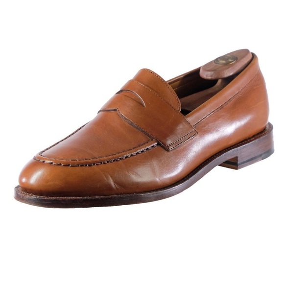 J. CREW LUDLOW PENNY LOAFERS 10 D Goodyear Welt A 4362 in English Tan - Picture 5 of 12